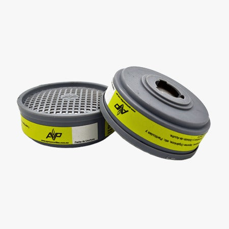 Cartucho AP contra algunos vapores órganicos. Modelo D-103. (VO/GA)