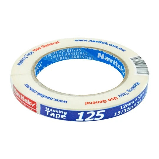 Cinta Masking Tape 125 Uso General 12mm