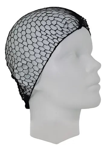Cofia de malla negra