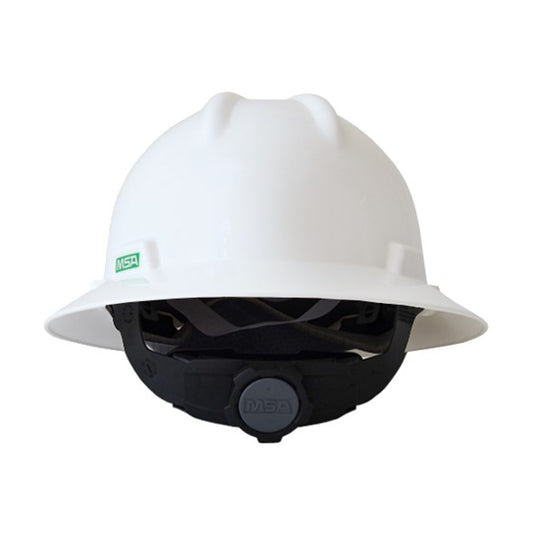 Casco tipo ala ancha MSA. Con ajuste de matraca.