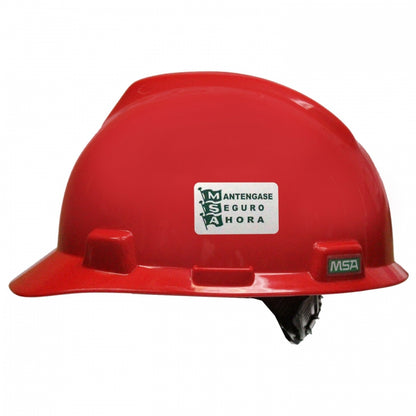 Casco tipo cachucha MSA. Con ajuste de matraca.