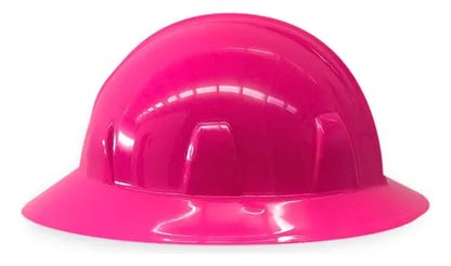 Casco de protección INFRA. Tipo ala ancha con suspensión de ajuste de matraca.
