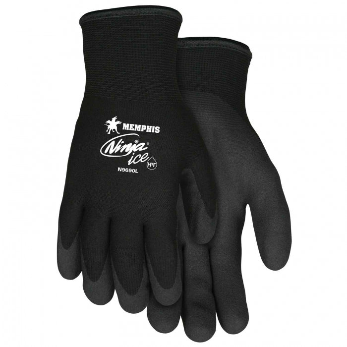 Guante MCR Safety Ninja N9690 de nylon con forro acrílico