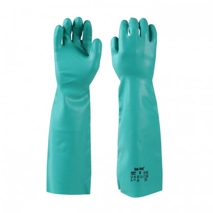 Guante de Nitrilo AlphaTec Solvex 37-185. Ansell