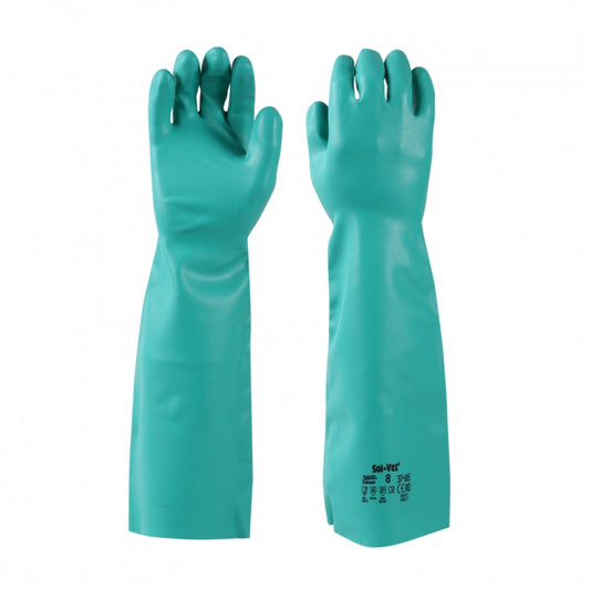 Guante de Nitrilo AlphaTec Solvex 37-185. Ansell