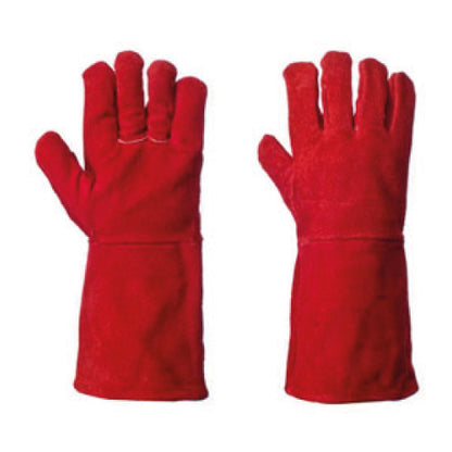 Guante Soldador de piel. Con Hilo Kevlar